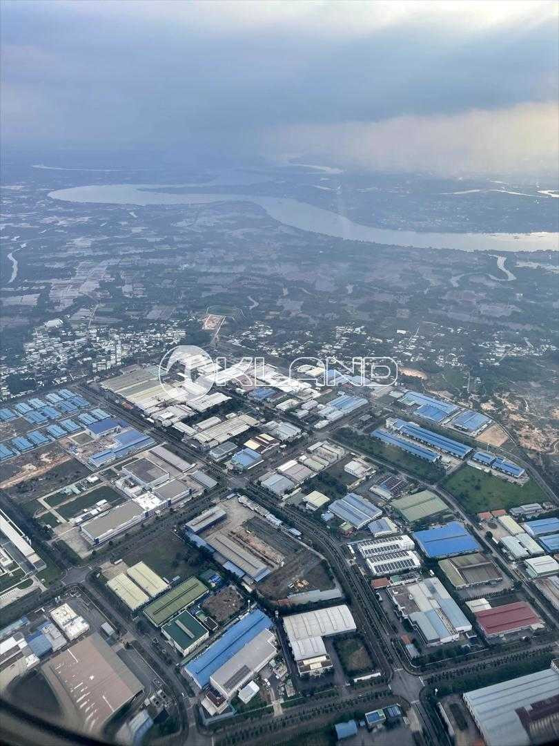 Toàn cảnh khu công nghiệp Phú Mỹ I nhìn từ trên cao, thể hiện quy mô và hạ tầng hiện đại