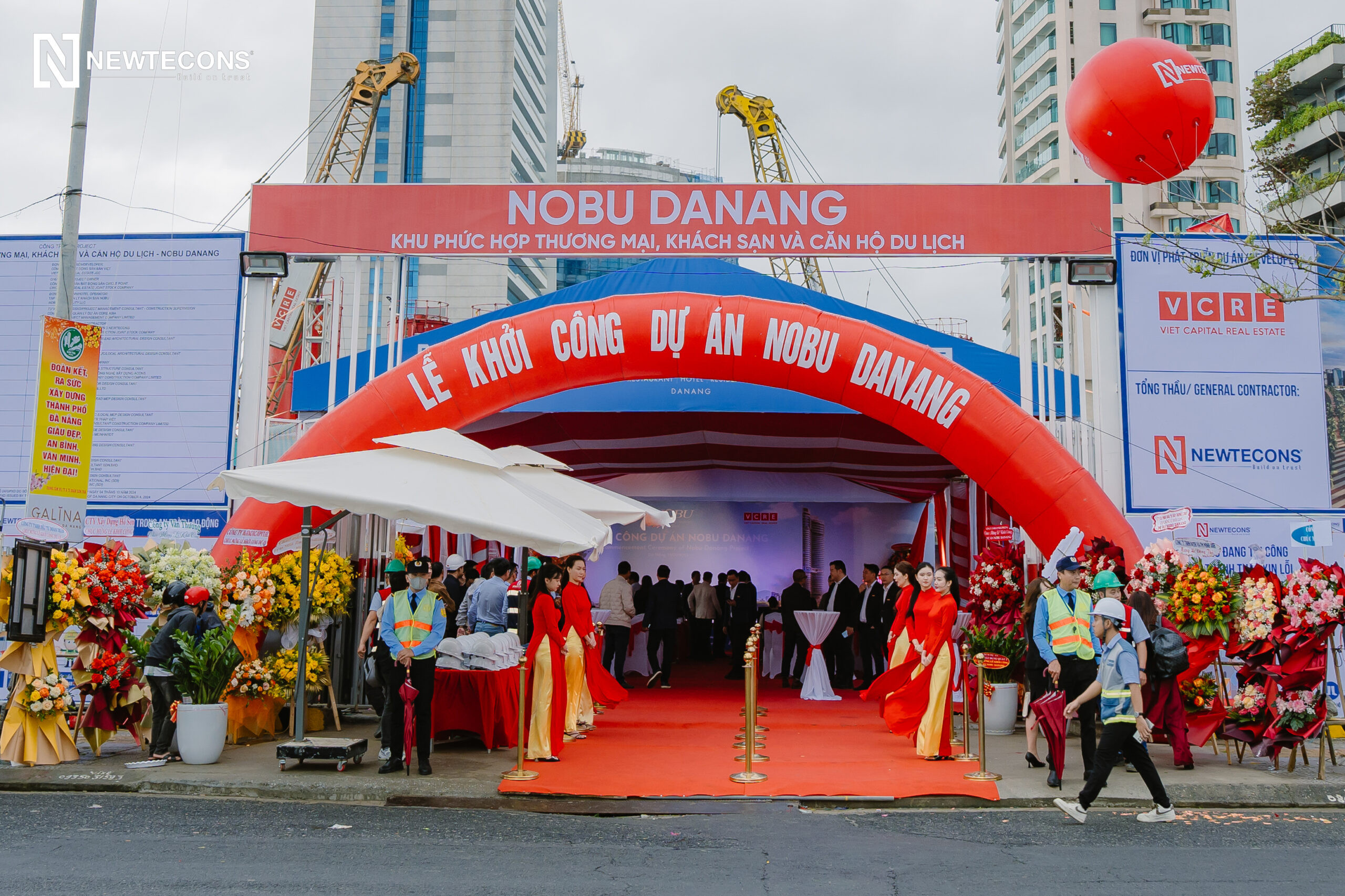 Toàn cảnh lễ khởi công dự án Nobu Đà Nẵng với sự tham gia của lãnh đạo địa phương