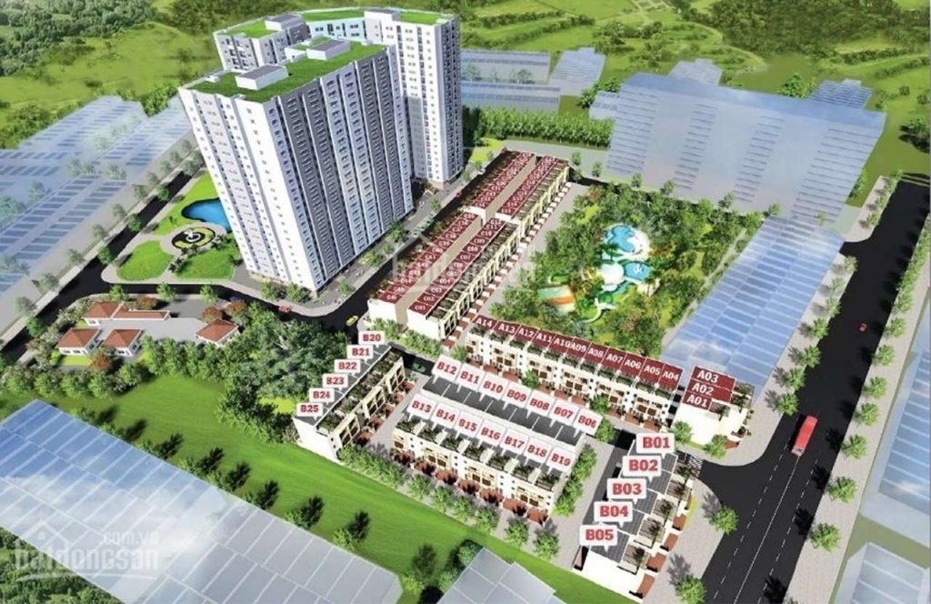 Tổng quan kiến trúc hiện đại của chung cư Vĩnh Lộc D'Gold Bình Chánh