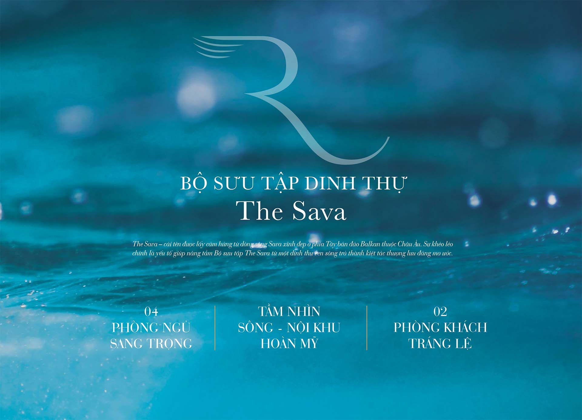 Tổng quan kiến trúc phân khu dinh thự The Sava tại dự án The Rivus