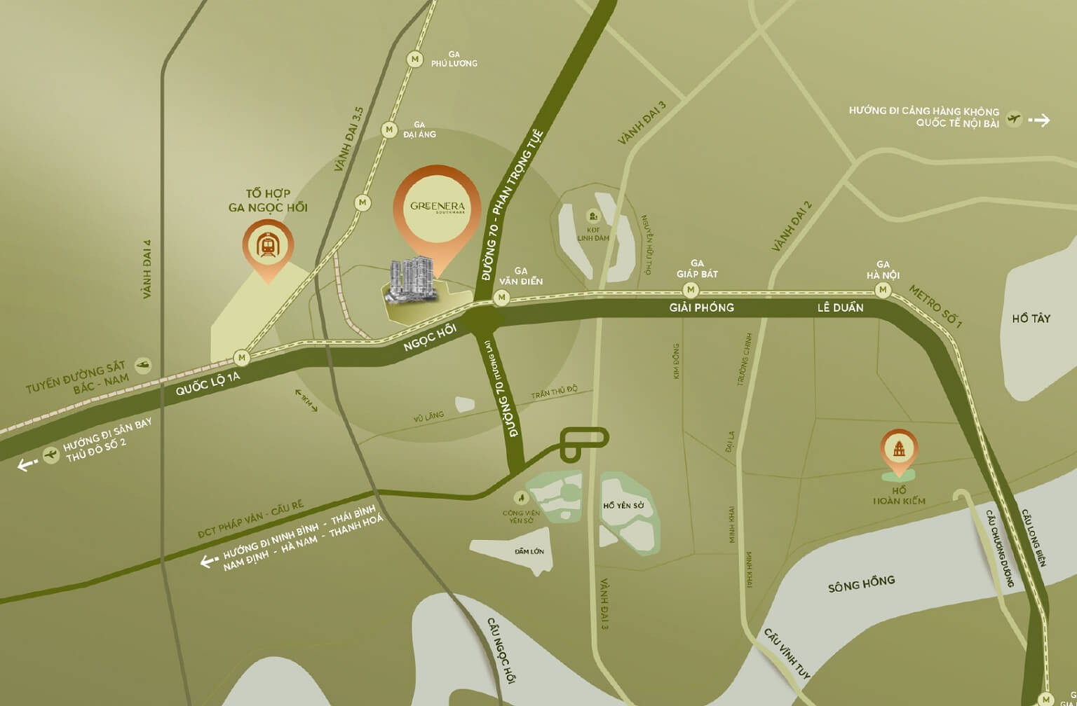 Tổng quan vị trí chiến lược của dự án 486 Ngọc Hồi Thanh Trì