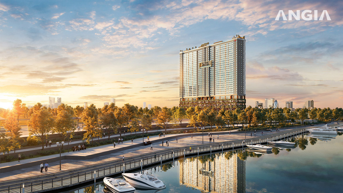 Tổng thể dự án căn hộ Signial Quận 7 do An Gia, chủ đầu tư dự án The Gió Riverside phát triển