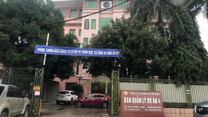 Trụ sở Ban Quản lý Dự án 4 tại TP Vinh, Nghệ An