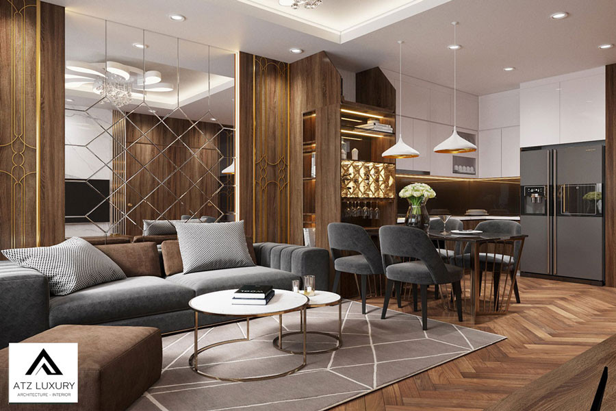 Thiết Kế Chung Cư Cao Cấp: Nâng Tầm Không Gian Sống Đẳng Cấp tư vấn nội thất chung cư 55m2