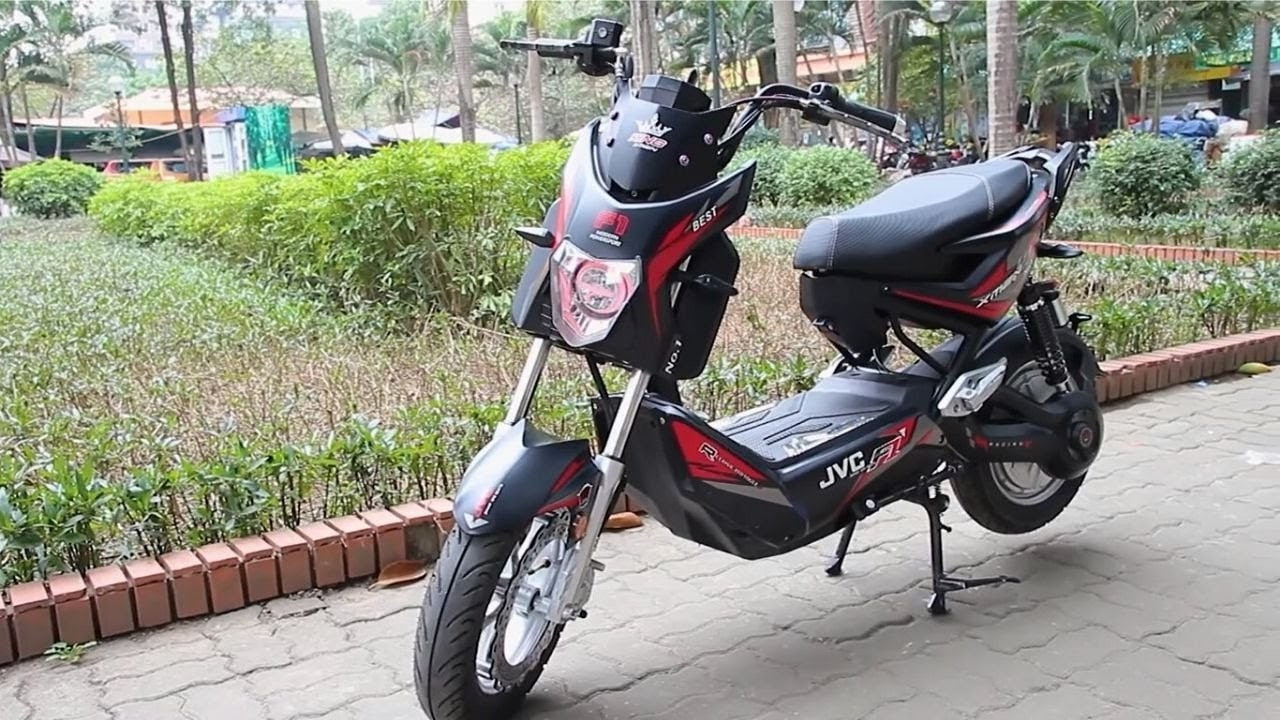 Xe điện JVC Xmen F1 với thiết kế sắc sảo và đèn LED
