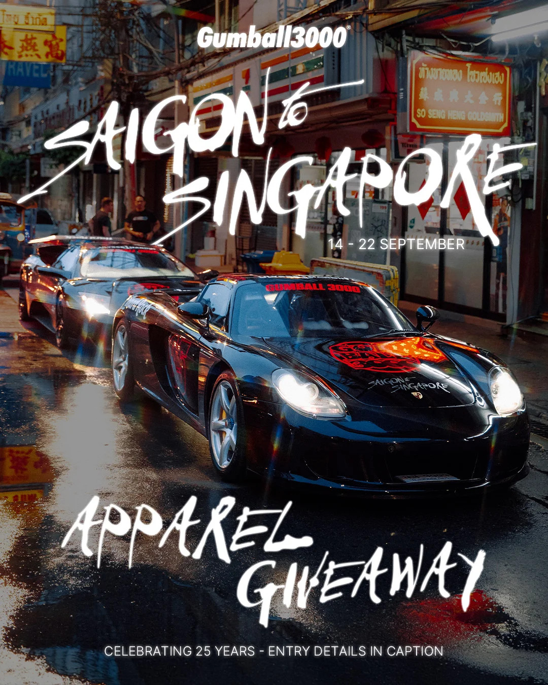 Xe siêu sang Gumball 3000 năm 2024 trên lộ trình mới