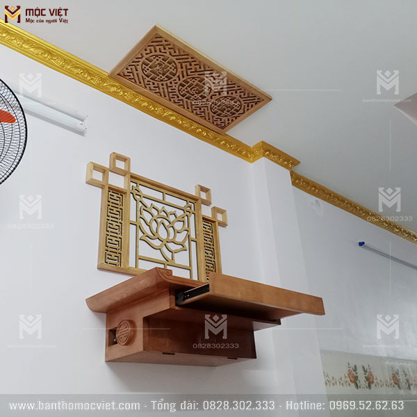 Bàn thờ treo tường có ngăn kéo