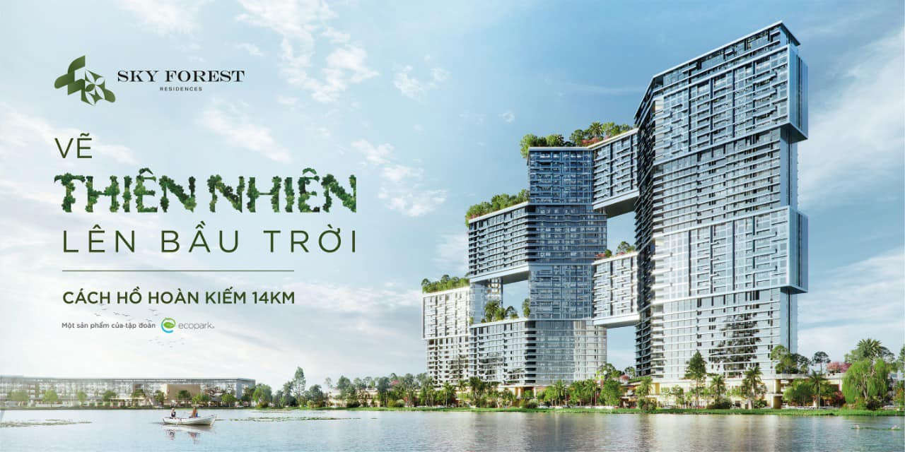 Chung cư Sky Forest Ecopark với kiến trúc xanh độc đáo