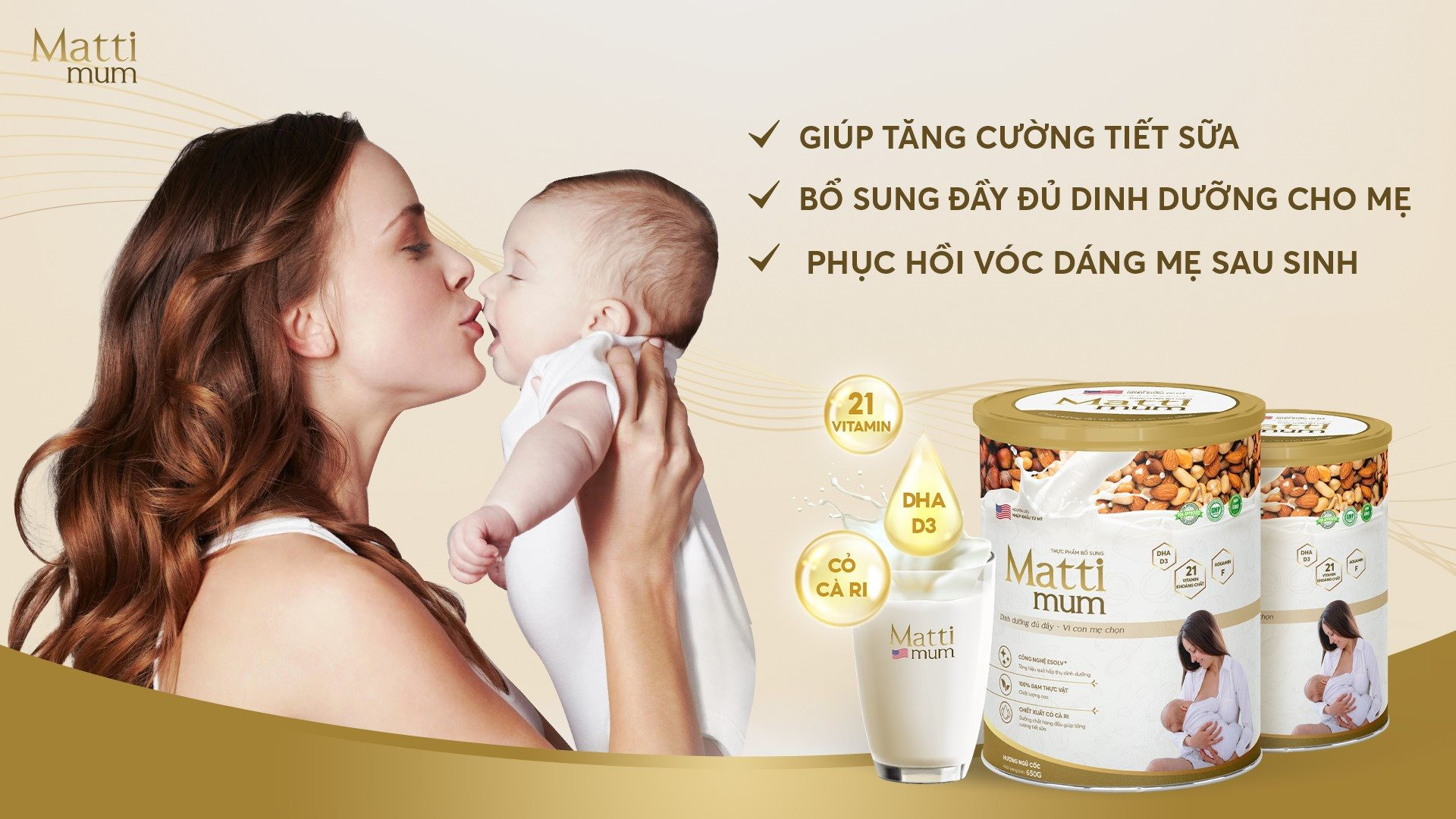 Công dụng vượt trội của sữa Matti Mum cho nguồn sữa dồi dào và chất lượng