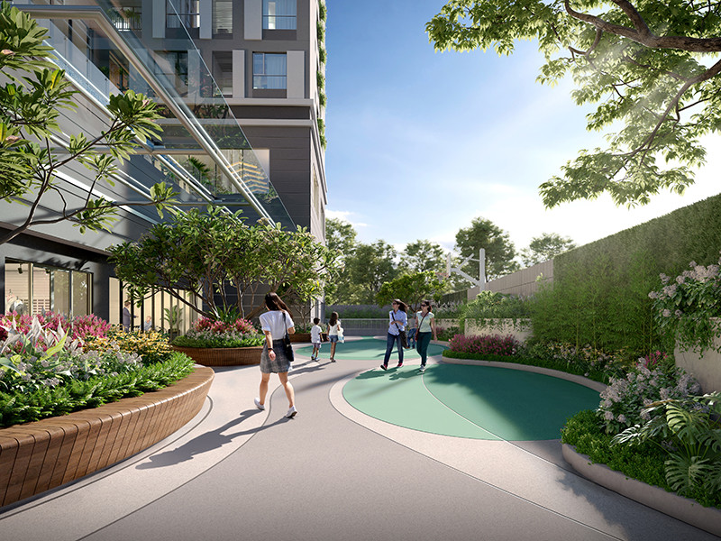 Công viên view sông đẹp mắt