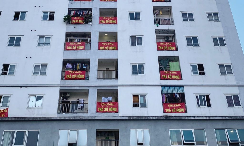 Hình ảnh chung cư có sổ đỏ không, giấy tờ pháp lý dự án