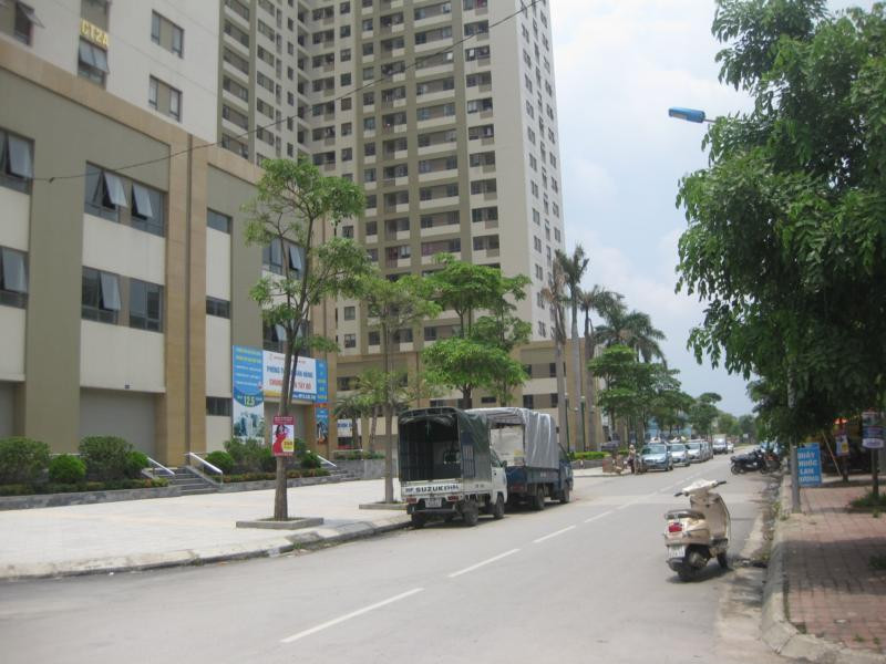 Hình ảnh thực tế tổng quan chung cư Tân Tây Đô từ trên cao