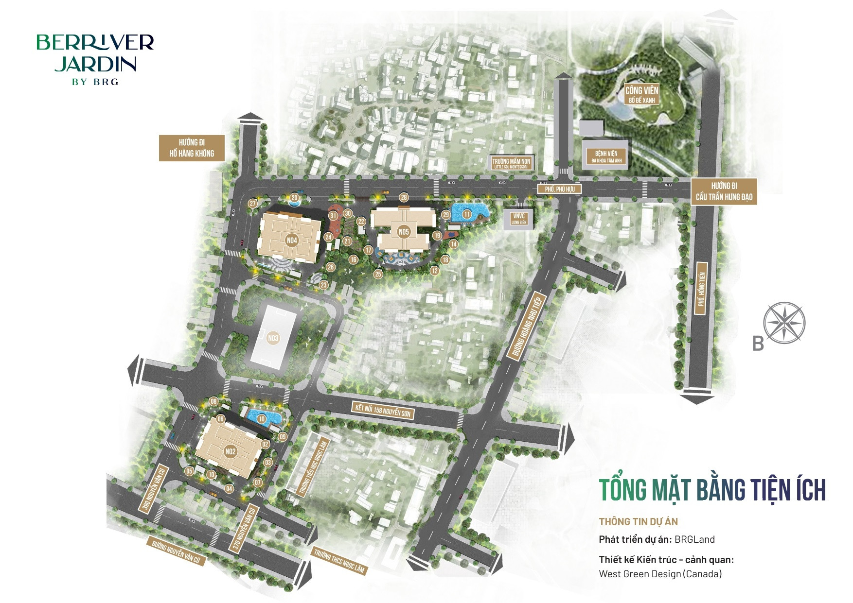 Chung cư Berriver Long Biên: Vị trí vàng, không gian sống mơ ước