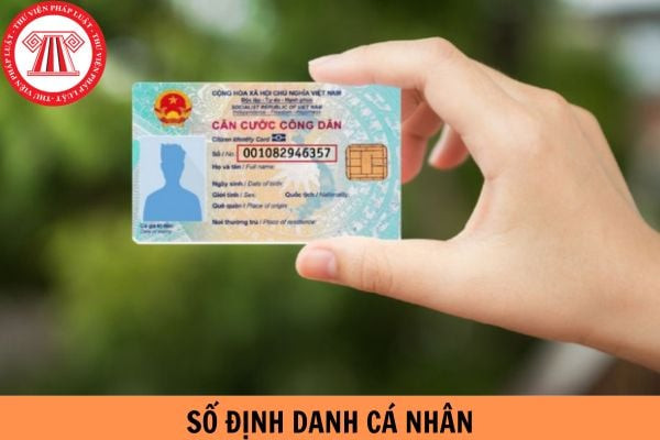 Mặt trước thẻ Căn cước công dân gắn chip hiển thị số định danh cá nhân