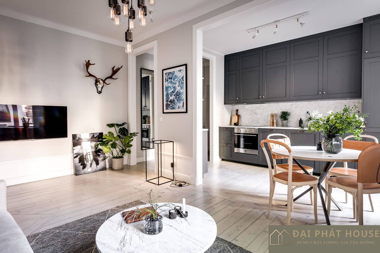 Giải Pháp Thiết Kế Thi Công Nội Thất Chung Cư Hoàn Hảo Nội thất căn hộ 2 phòng ngủ