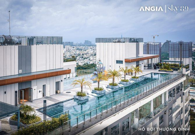 Phối cảnh toàn bộ khu căn hộ Sky 89 Đào Trí, Quận 7 nhìn từ trên cao.