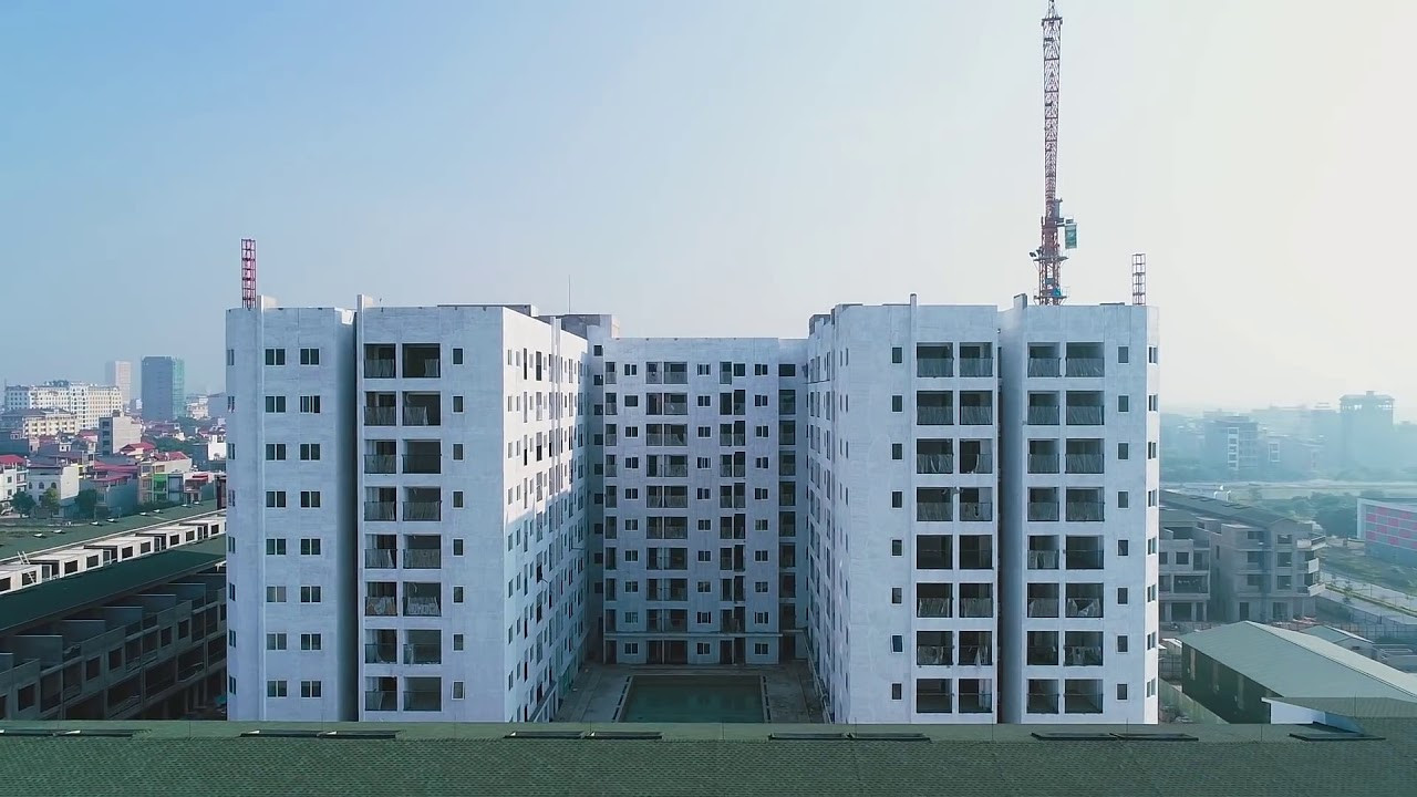 Phối cảnh tổng thể dự án chung cư HUD Trầu Cau tại Bắc Ninh