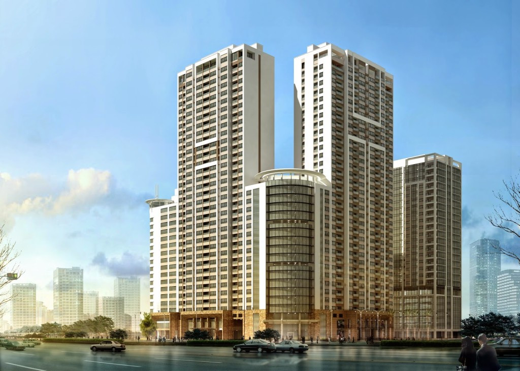 Phối cảnh tổng thể dự án chung cư Sun Square Lê Đức Thọ