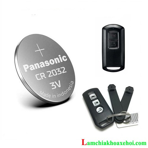 Pin remote xe máy CR2032 phổ biến, giải đáp mua pin remote xe máy ở đâu