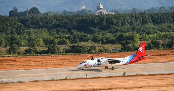 Sân bay Bokeo thuộc đặc khu Tam Giác Vàng đang được xây dựng