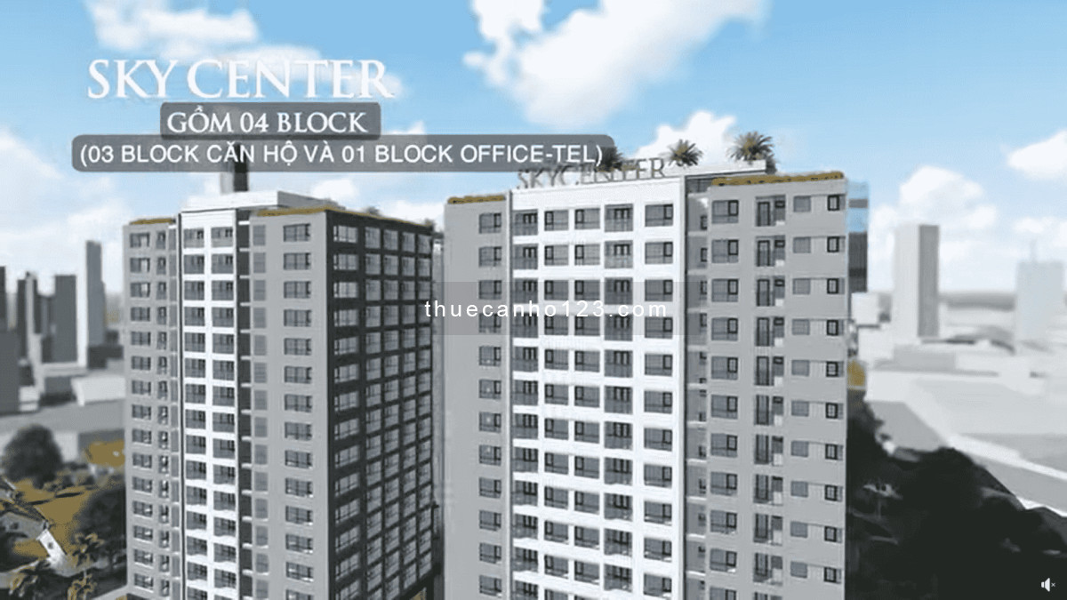 Toàn cảnh dự án căn hộ Sky Center