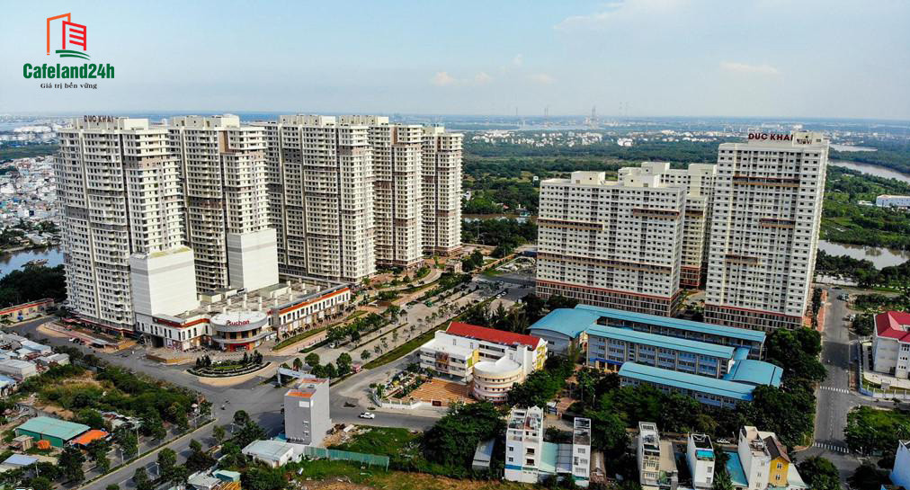 Toàn cảnh dự án chung cư The Era Town Quận 7 nhìn từ trên cao