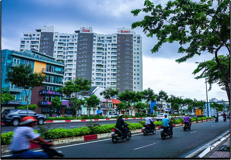 Tổng quan mặt tiền chung cư Sunny Plaza cho thuê tại Gò Vấp