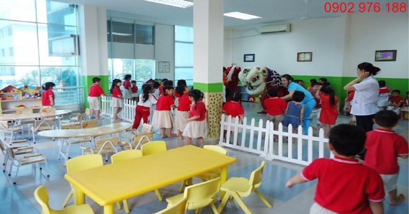 Trường mầm non hiện đại tại dự án chung cư C1 C2 Xuân Đỉnh