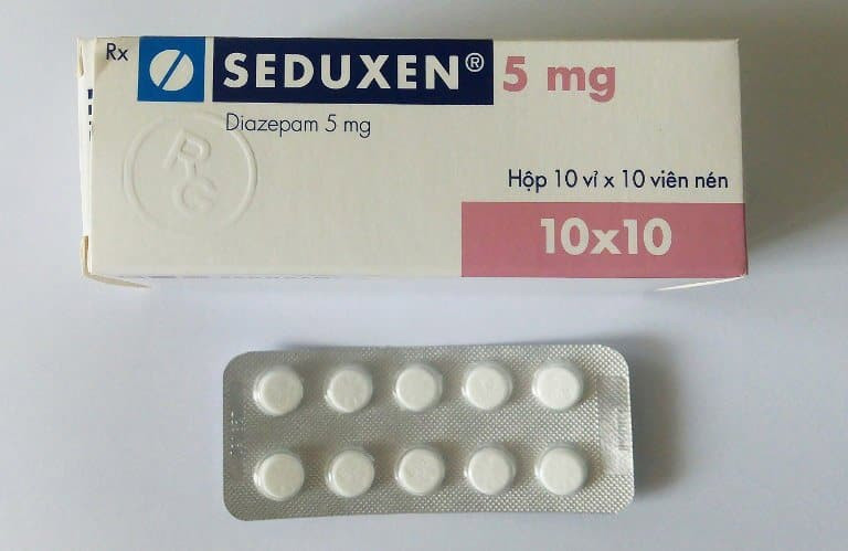 Vỉ thuốc ngủ Seduxen Diazepam 5mg