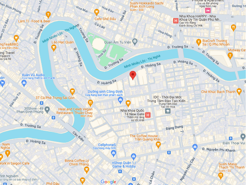 Vị trí đắc địa của chung cư 10A Trần Nhật Duật trên bản đồ trung tâm TP.HCM