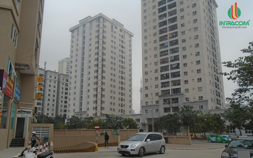 Vị trí đắc địa của chung cư Intracom Trung Văn trên bản đồ Hà Nội