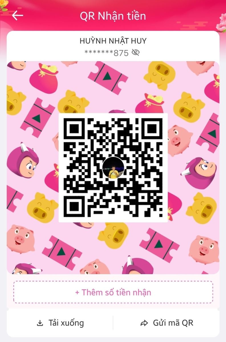 Xem số điện thoại MoMo qua mã QR