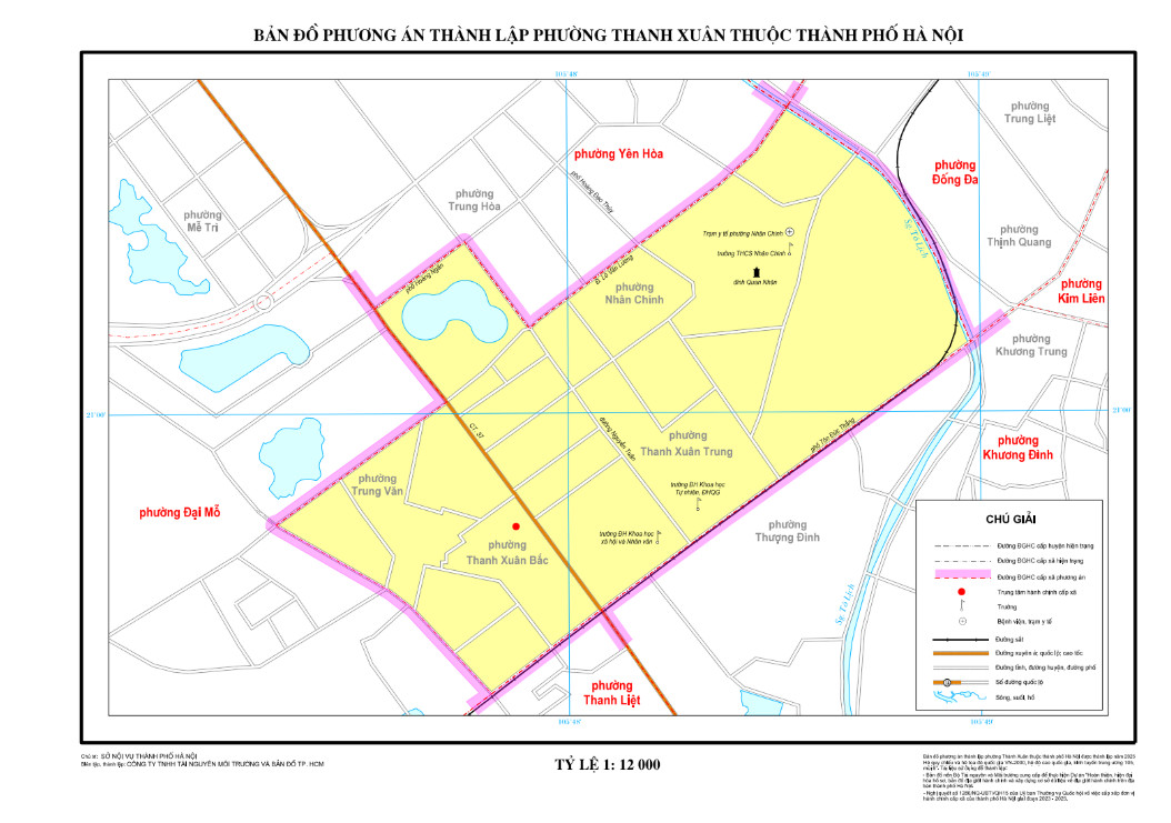 Bản đồ hành chính Phường Thanh Xuân, nơi khởi nguồn cho nhiều cơ hội