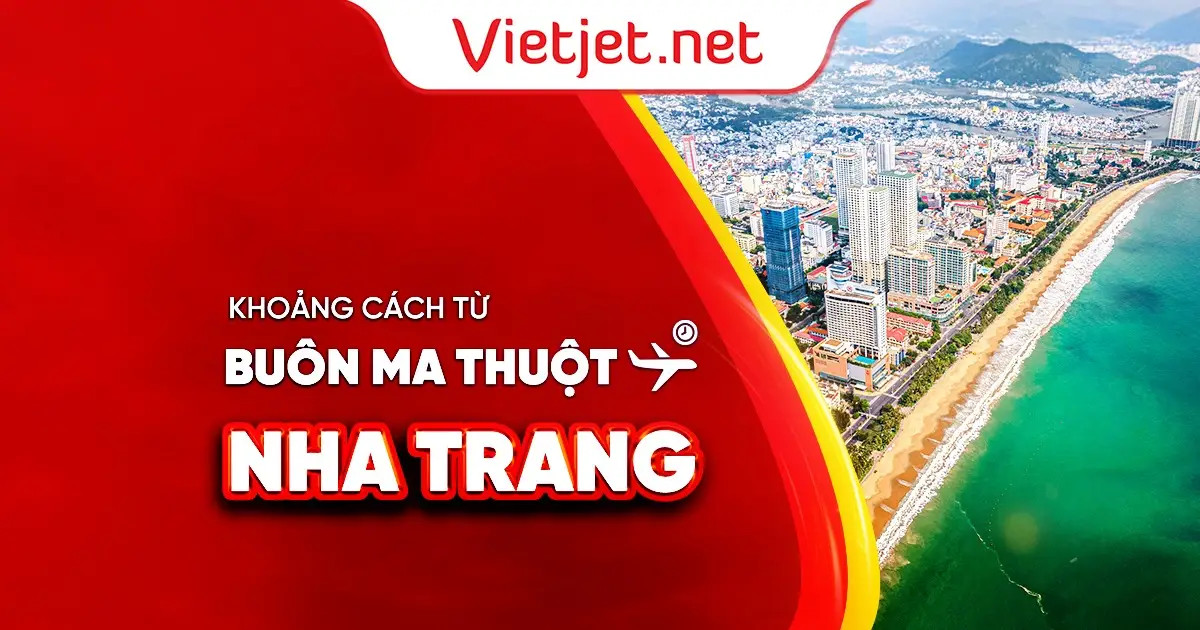 Bản đồ hiển thị quãng đường và khoảng cách từ Đắk Lắk đi Nha Trang, minh họa tuyến đường di chuyển.