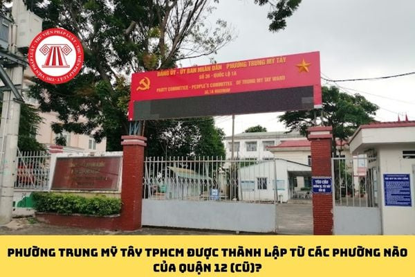 Bản đồ khu vực phường Trung Mỹ Tây TPHCM sau sáp nhập địa giới hành chính