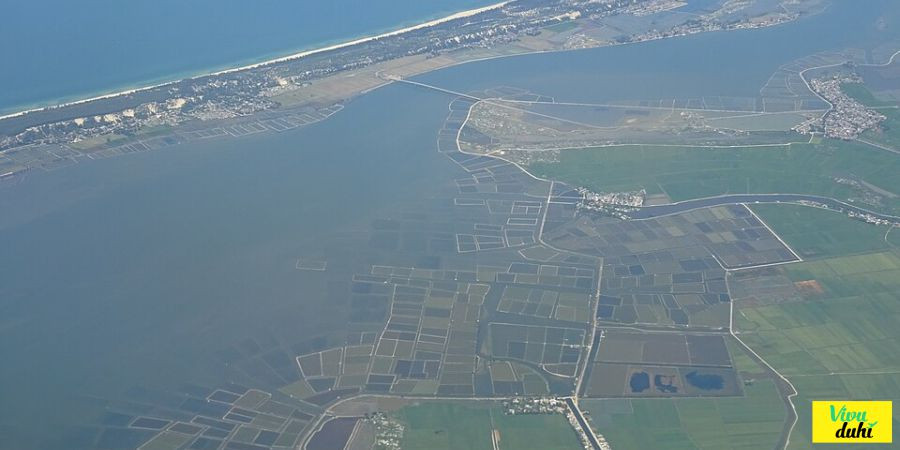 Bản đồ vị trí Phá Tam Giang tại Huế