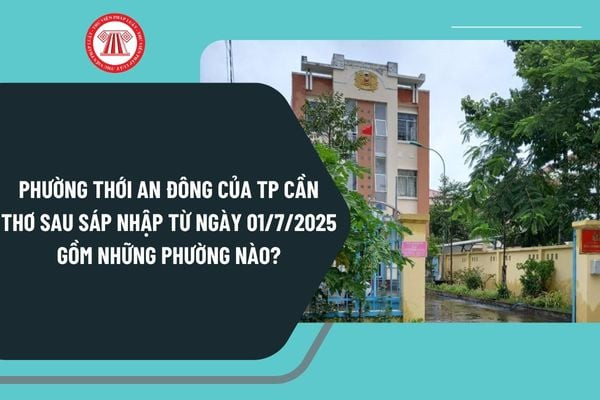 Bản đồ vị trí phường Thới An Đông Cần Thơ sau sáp nhập