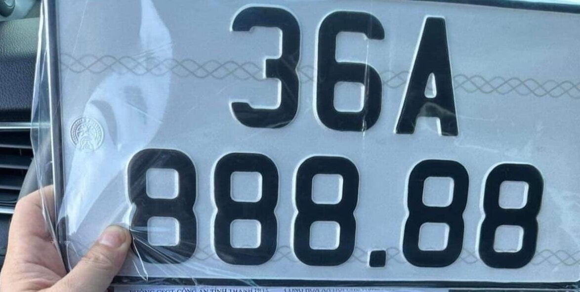 Bản đồ Việt Nam với tỉnh Thanh Hóa được khoanh vùng, minh họa biển số 36