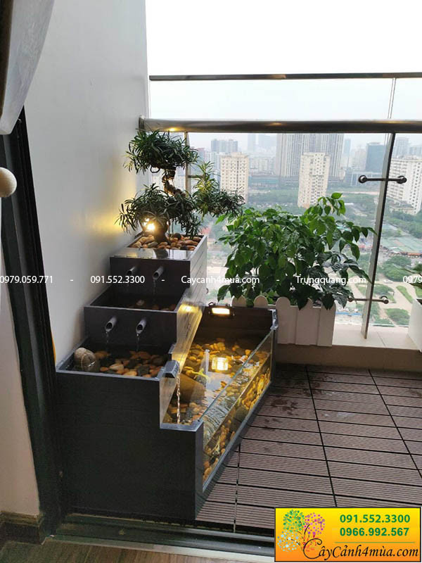 Bể Cá Ban Công Chung Cư: Giải Pháp Tuyệt Vời Cho Không Gian Sống Xanh Mát Bể nuôi cá cảnh nhẹ