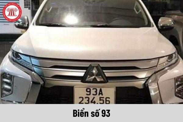 Biển số xe 93 và bản đồ tỉnh Bình Phước thể hiện vị trí hành chính quan trọng