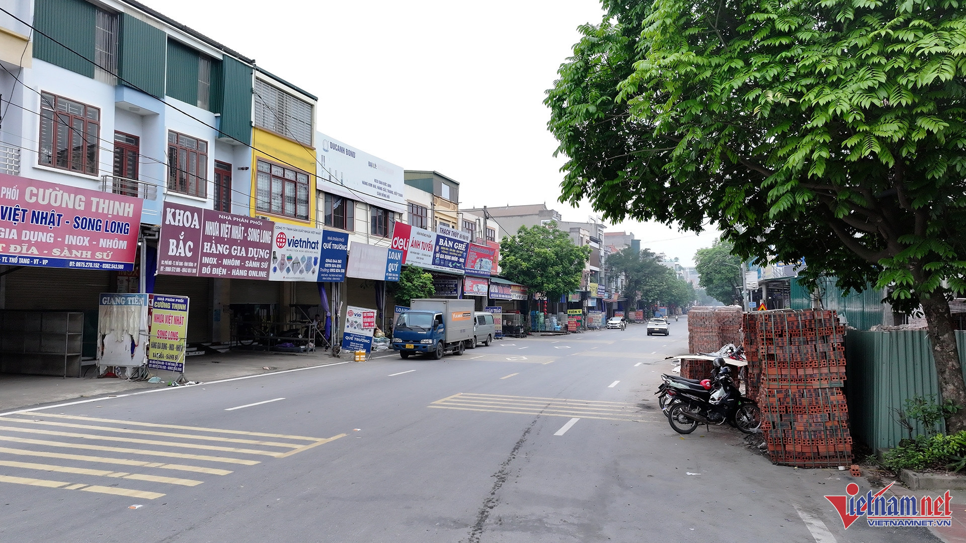 Cảnh chợ Thổ Tang vắng lặng, đìu hiu sau những biến động