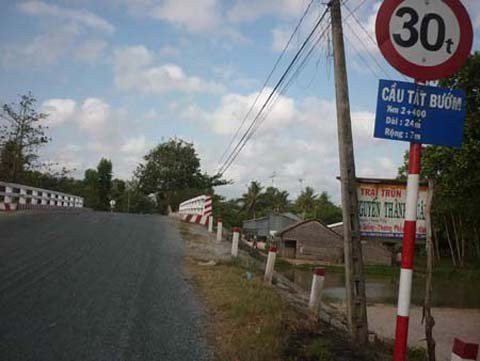 Cầu Tắt Bướm ở Sóc Trăng