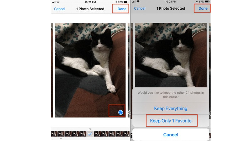 Thùng Rác iPhone Ở Đâu? Hướng Dẫn Dọn Dẹp Ảnh Hiệu Quả Chỉ giữ lại một mục yêu thích