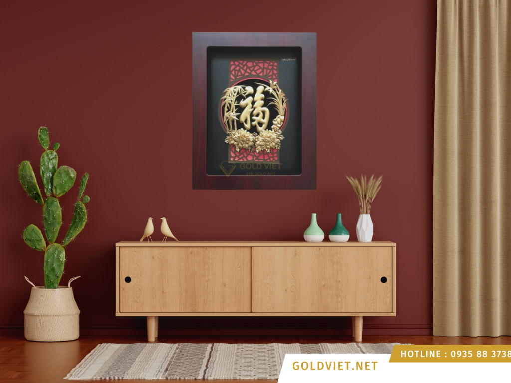 Chữ Phúc mang ý nghĩa may mắn, bình an cho gia đình Việt