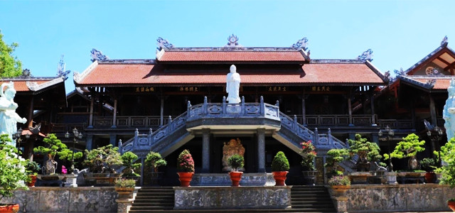 Chùa Sắc Tứ Khải Đoan tại Đắk Lắk, một điểm nhấn trên hành trình Đắk Lắk đi Phú Yên