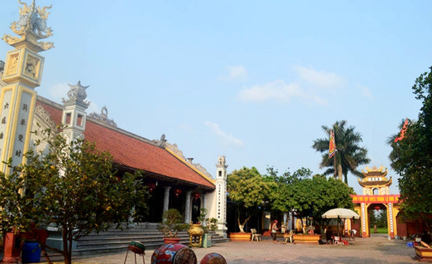 Chùa Song Mai cổ tự trong quần thể di tích Nguyễn Bỉnh Khiêm