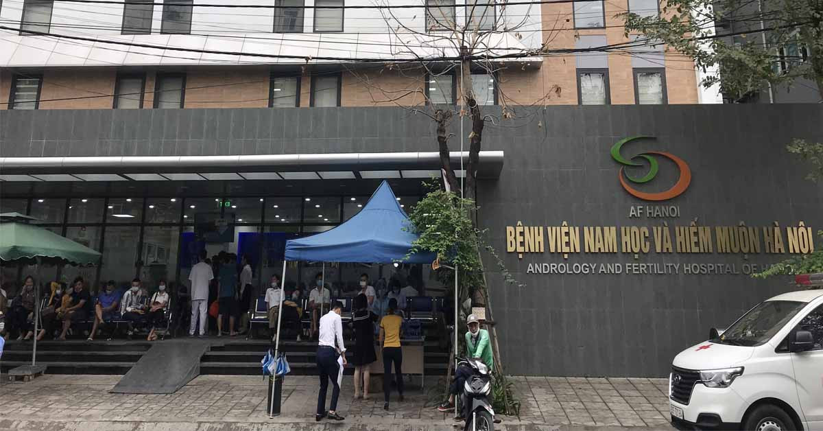 Cơ sở vật chất hiện đại của Bệnh viện Nam học và Hiếm muộn Hà Nội