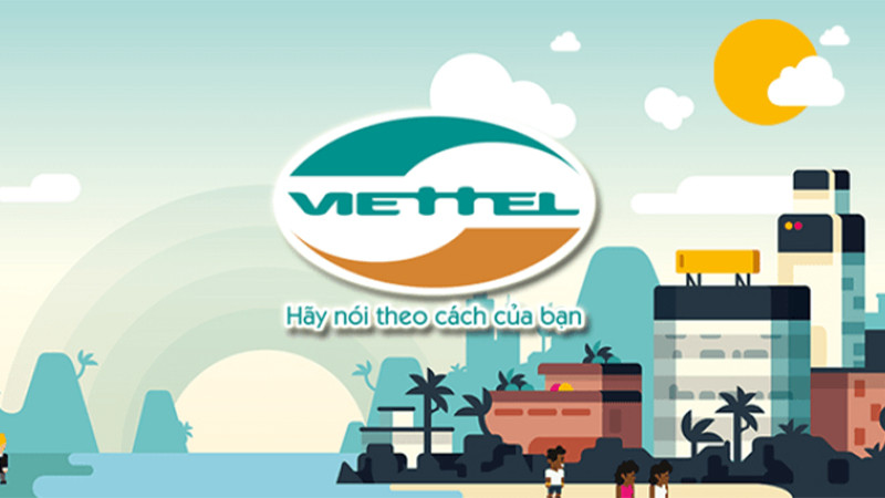 Điện thoại hiển thị số 0286, logo Viettel và hình ảnh Thành phố Hồ Chí Minh