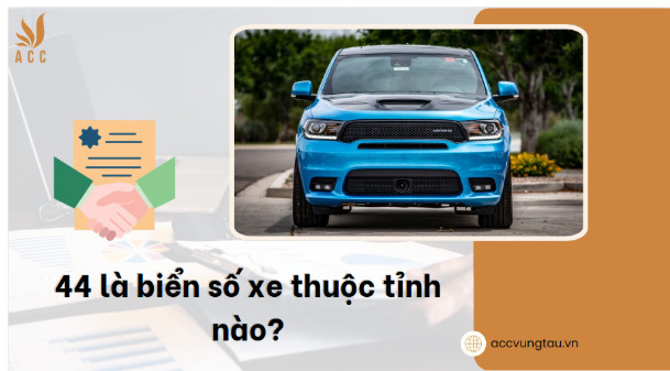 Hình ảnh biển số xe với số 44, biểu tượng cho câu hỏi biển số xe 44 ở đâu tại Việt Nam
