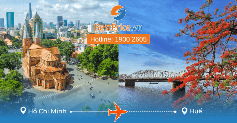 Hình ảnh máy bay tượng trưng cho hành trình di chuyển từ Sài Gòn đến Huế, tối ưu thời gian và quãng đường từ Sài Gòn ra Huế